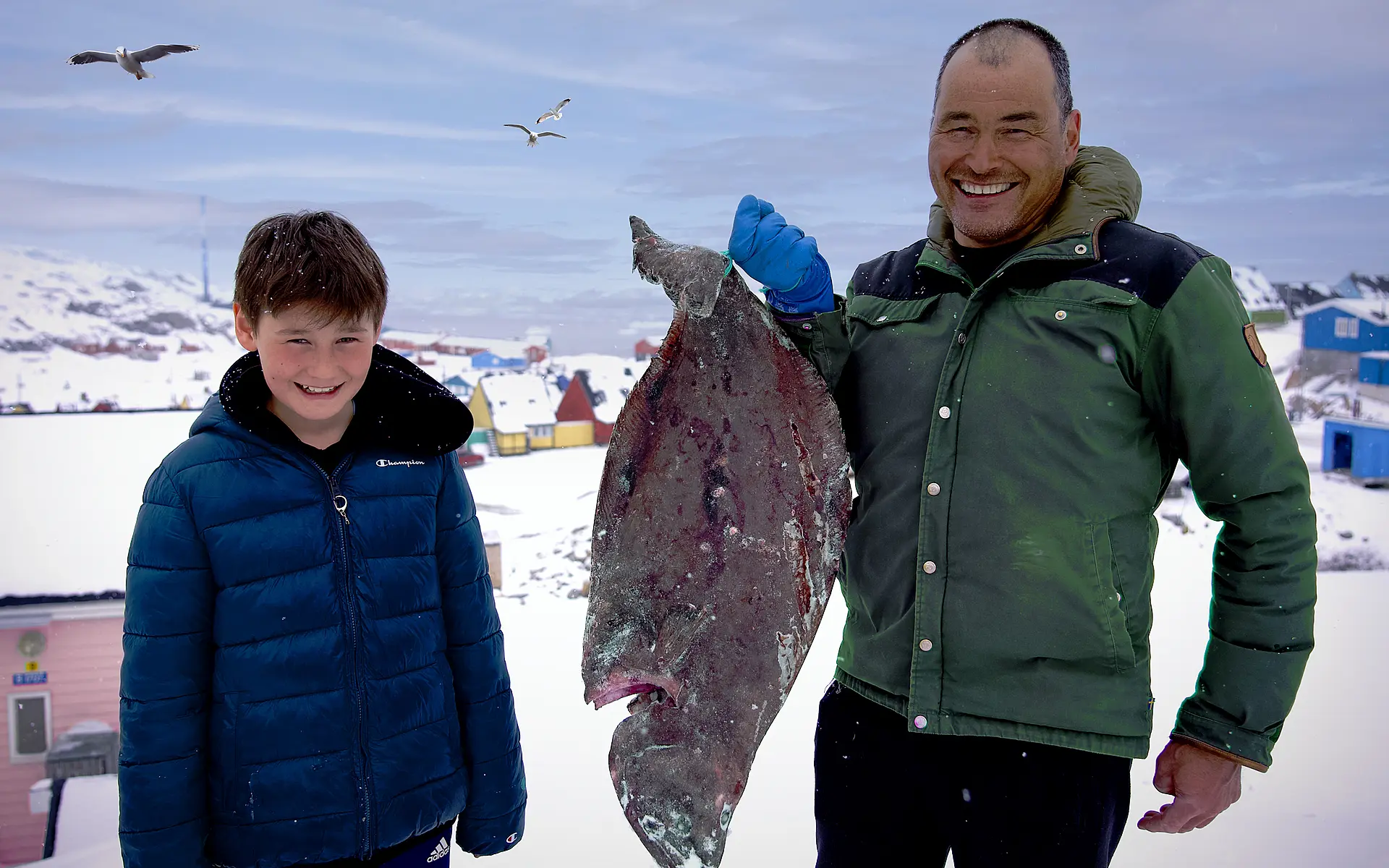 Min klasse i Grønland 5:10 - Fisketur
