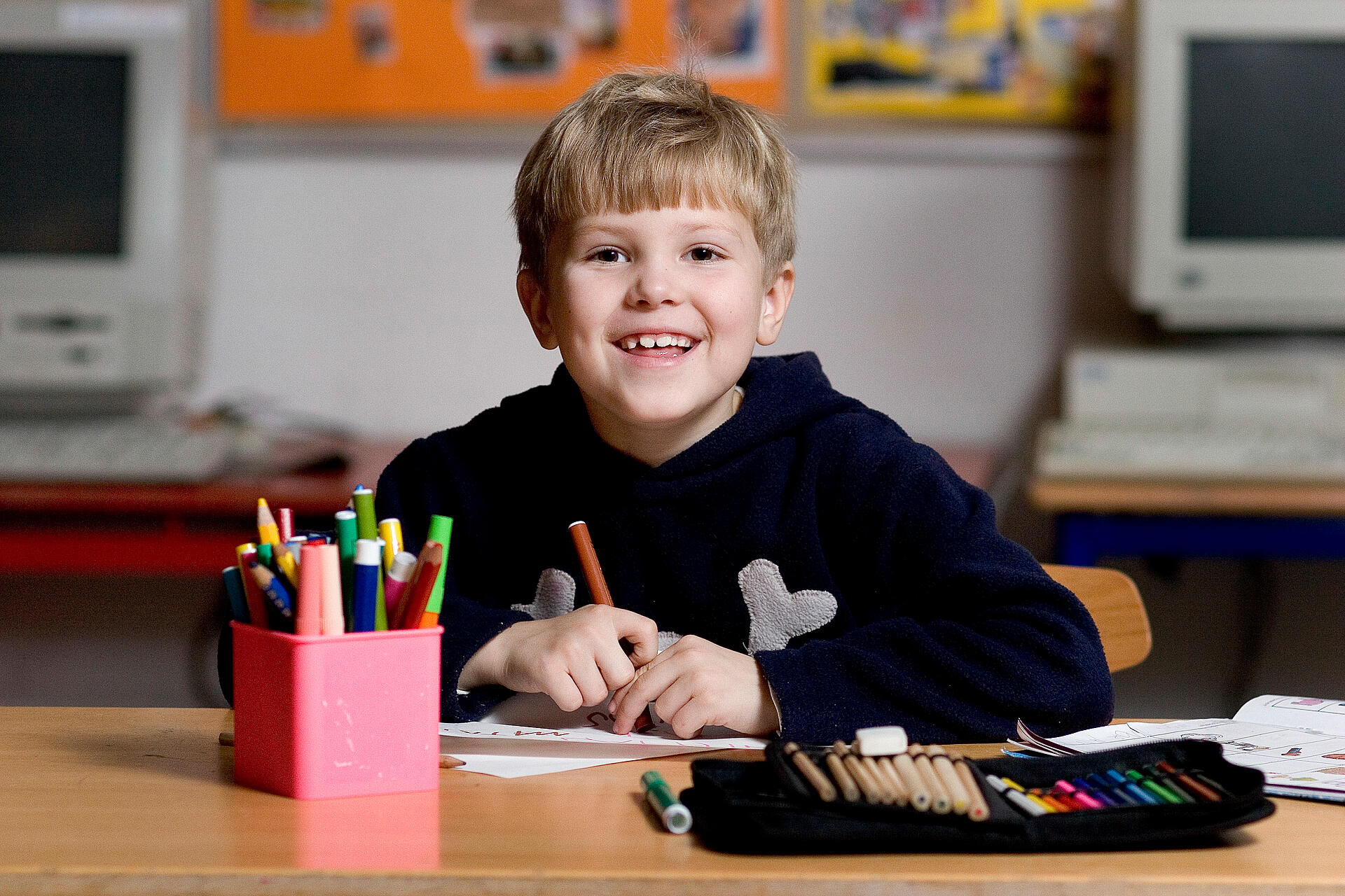 Mathias skal i skole