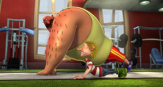 layout image (to proper size of the container)