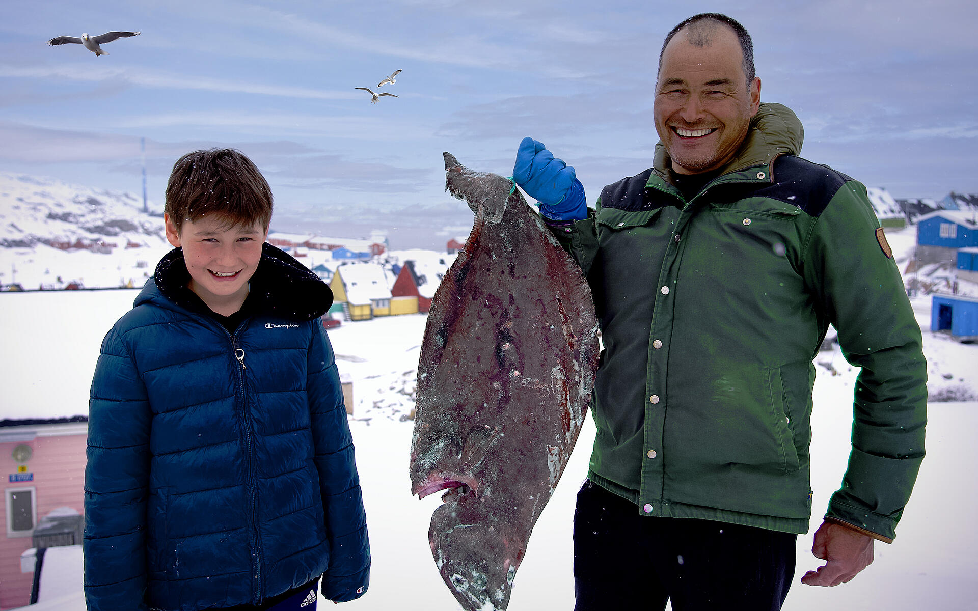 Min klasse i Grønland 5:10 - Fisketur