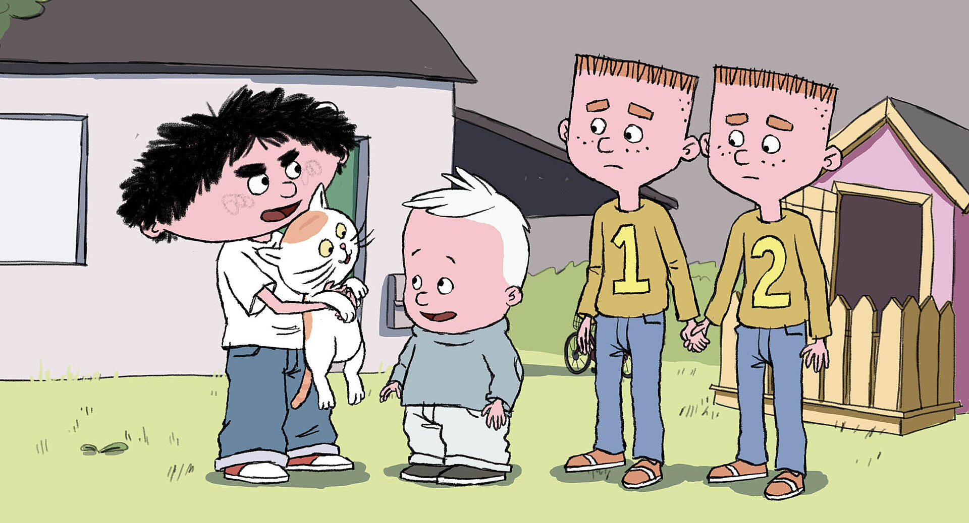 Vitello napper en kat