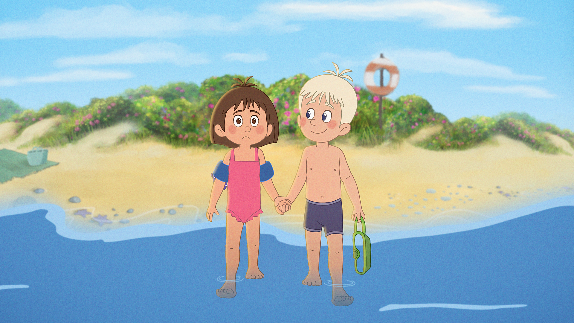 Lotte & Totte 3:16 - Lotte & Totte på stranden