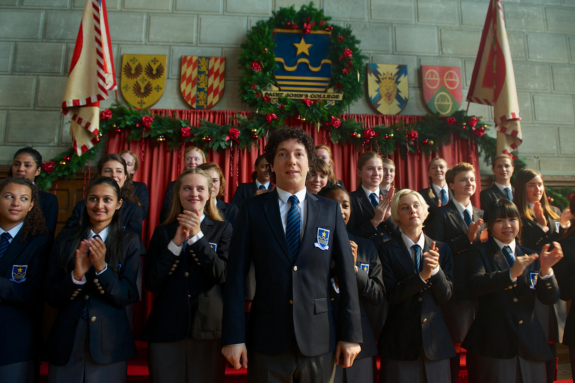 Guillaume og drengene ved bordet!