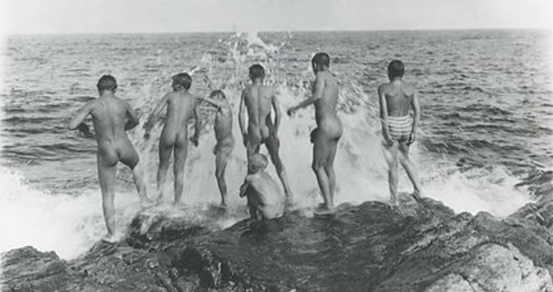 En by omkring år 1900