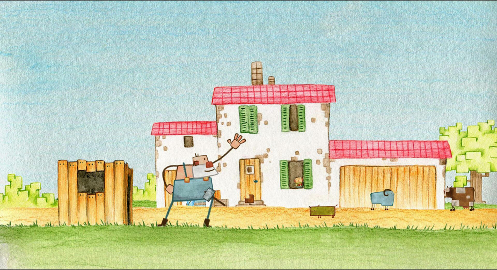 Den alt for lille hytte