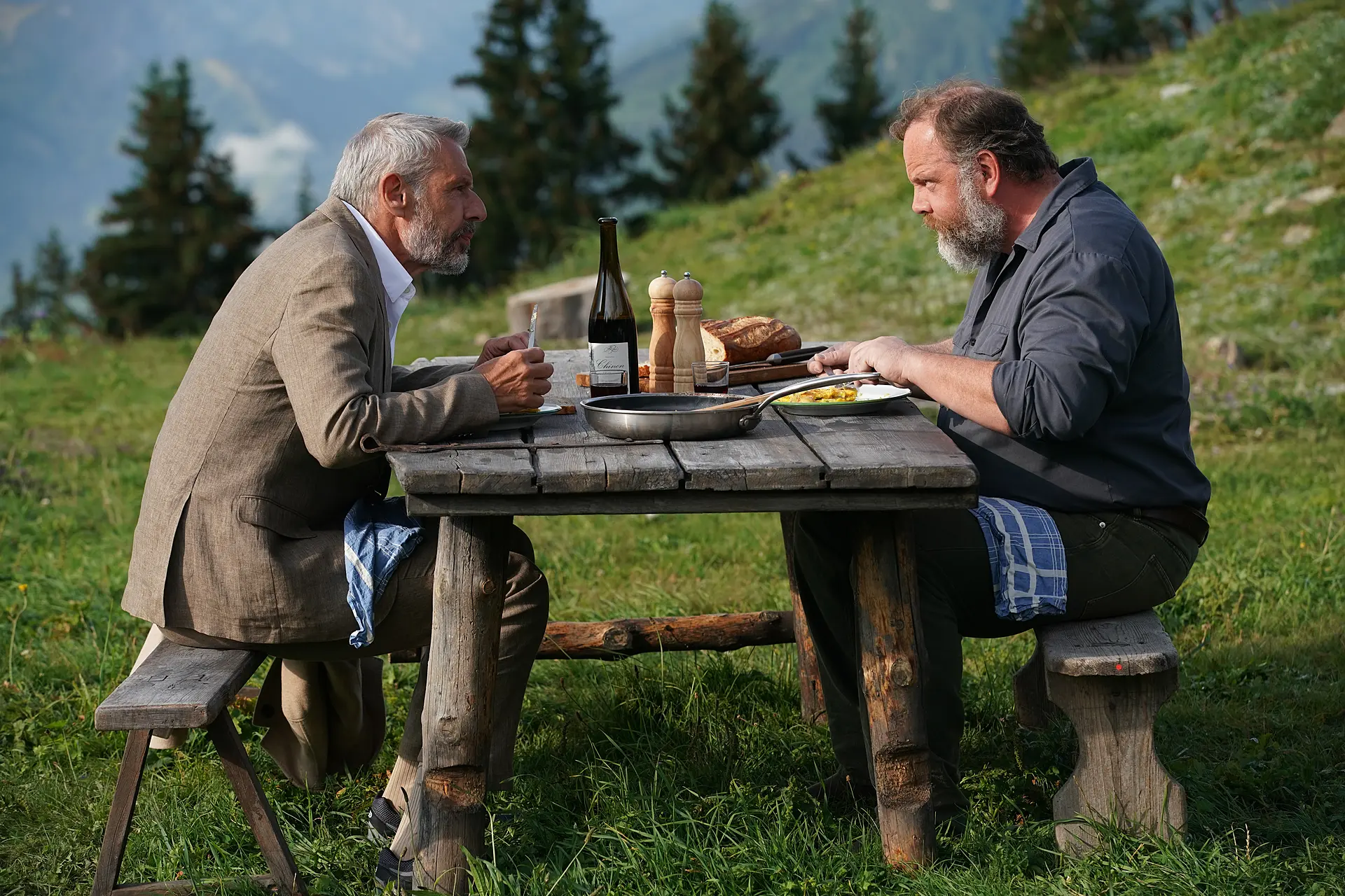 En frokost på bjerget