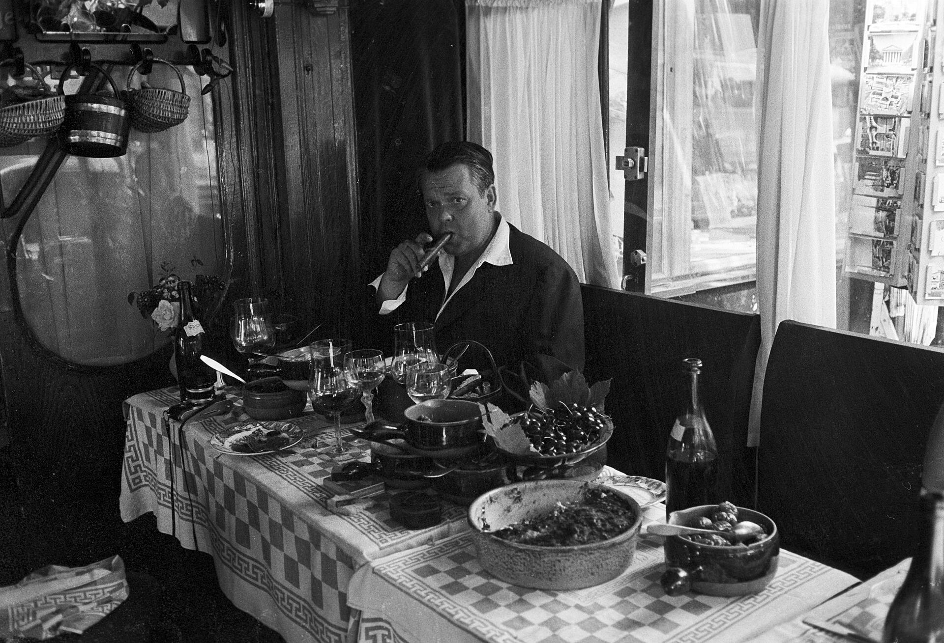 The eyes of Orson Welles