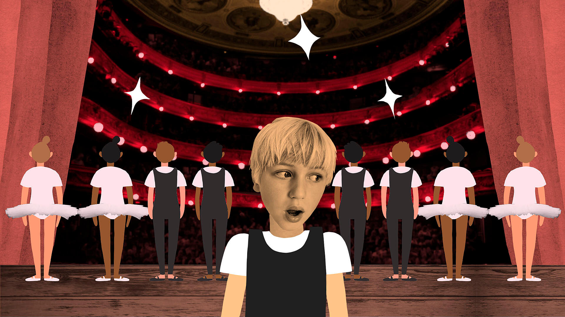 Alfred danser ballet - Den store premiere