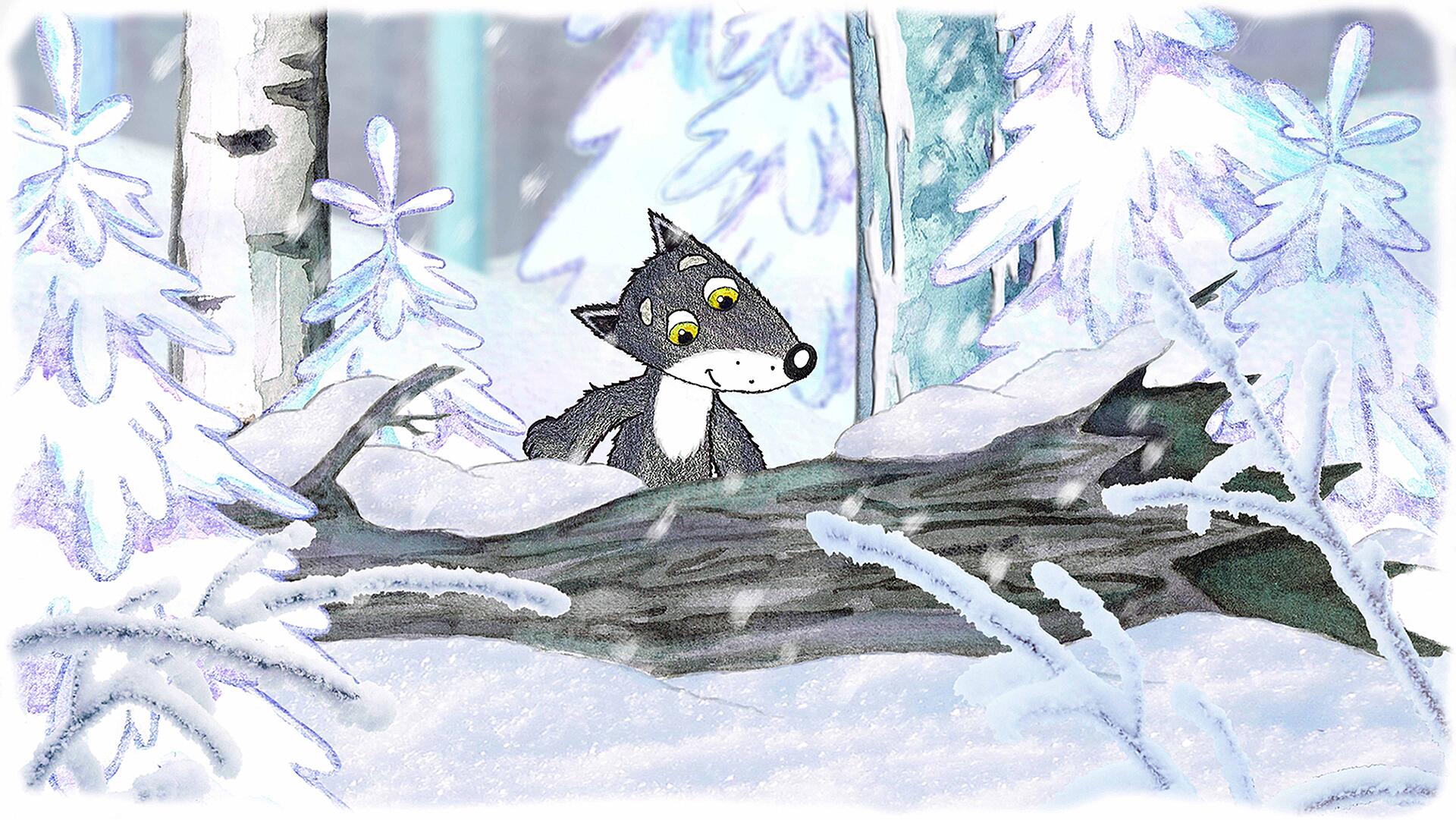 Den lille grå ulv - vinter