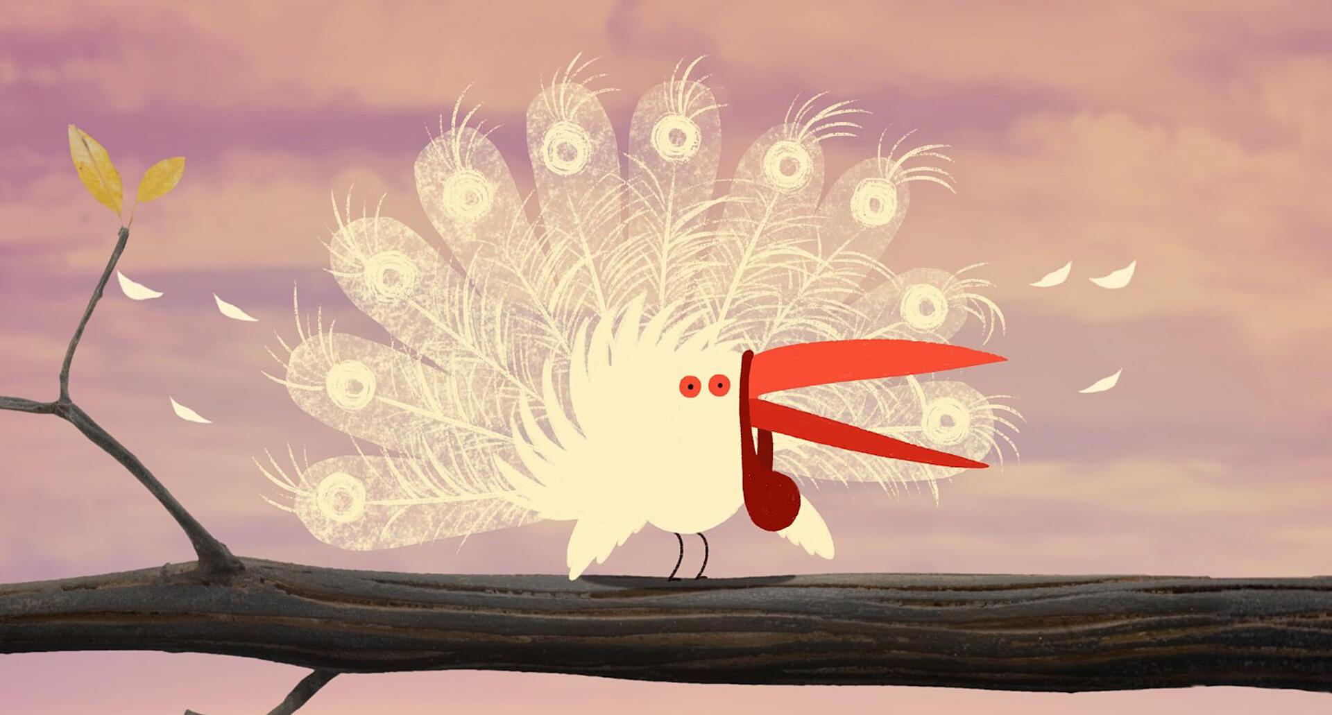 Festlige fugle - fjeren