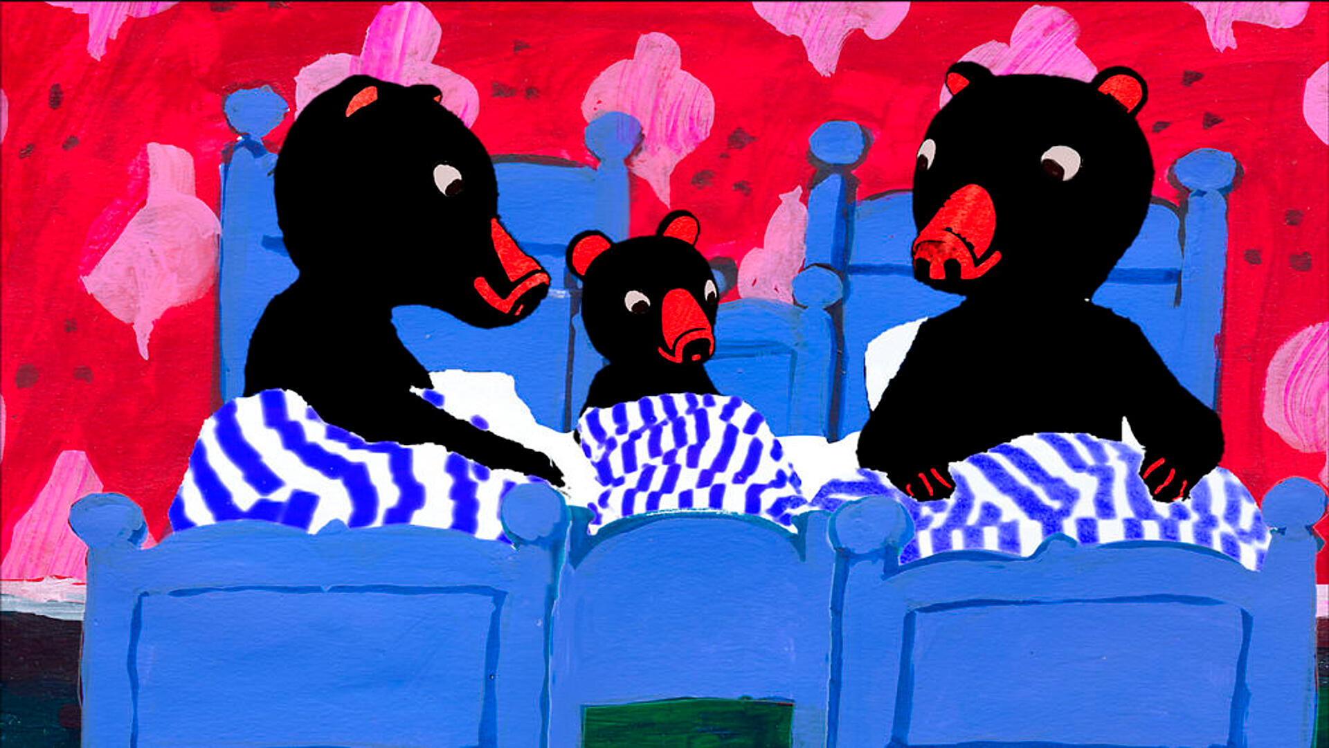 Ih! siger den lille bamse