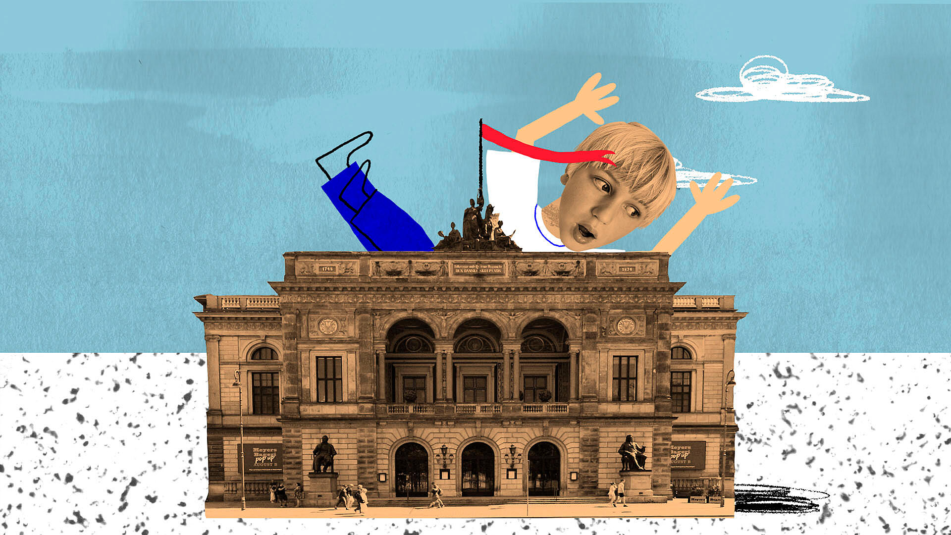 Alfred danser ballet - Første skoledag