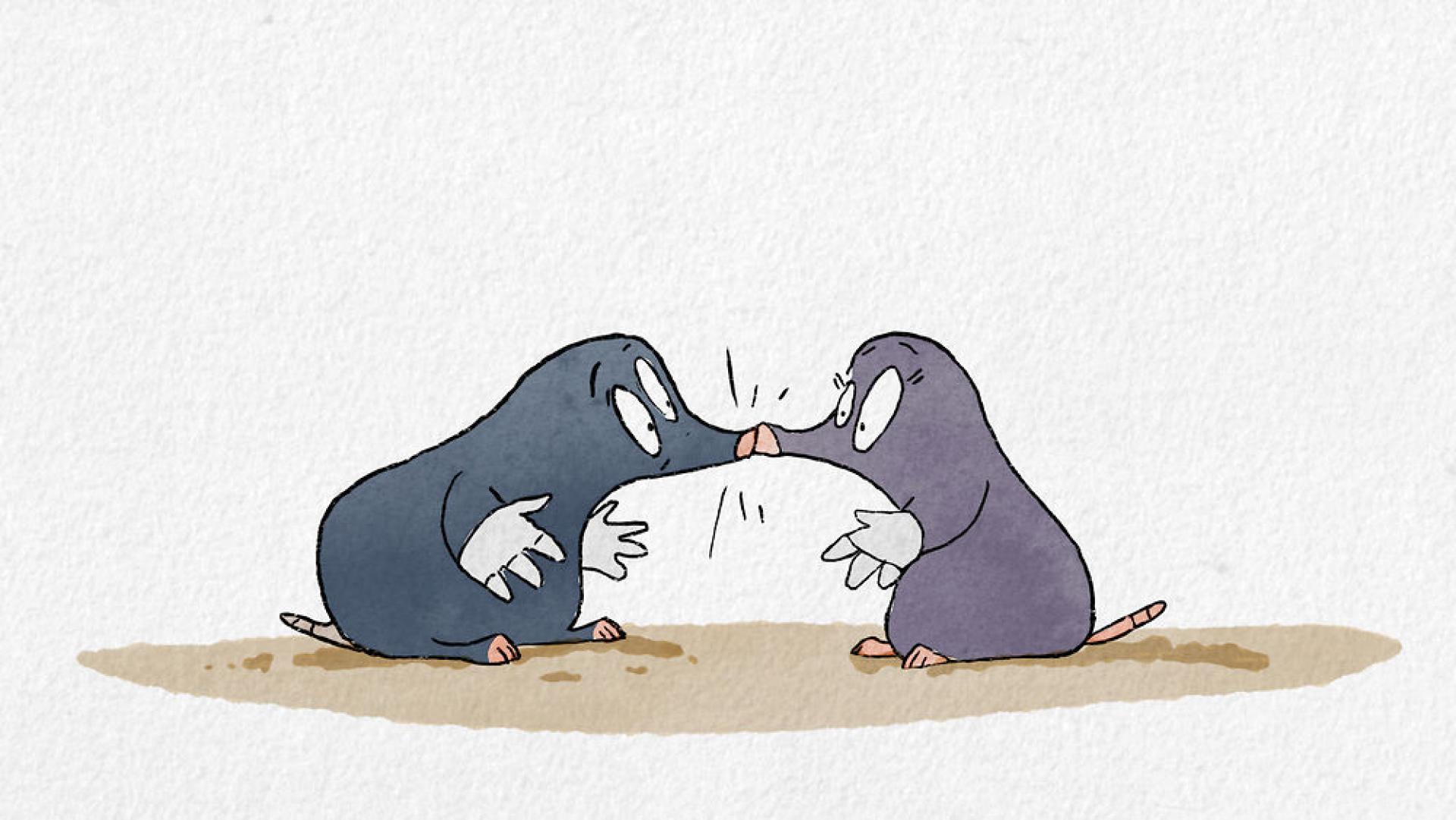 Muldvarpen og regnormen