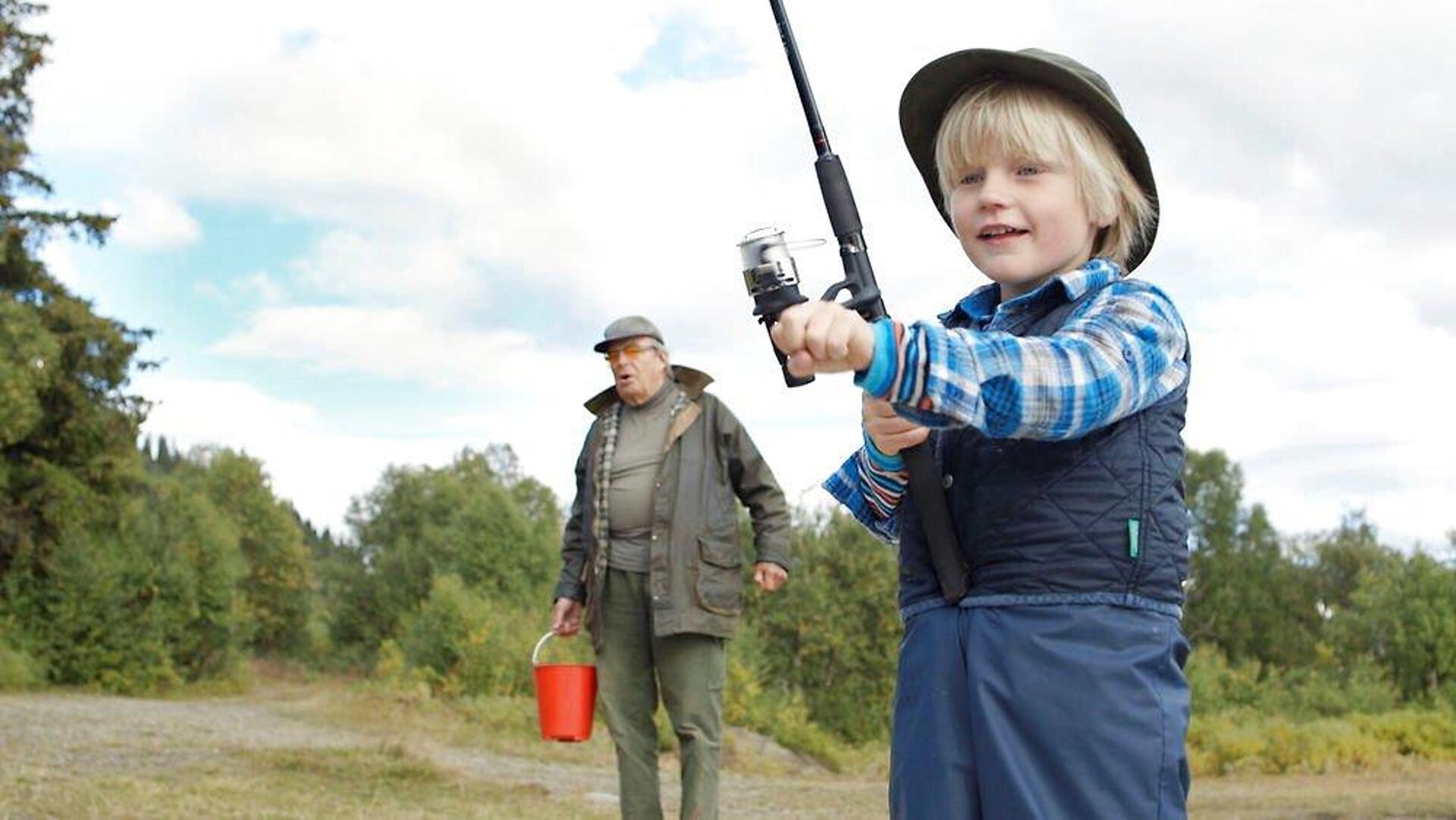Min oldefars historier - Fisketuren