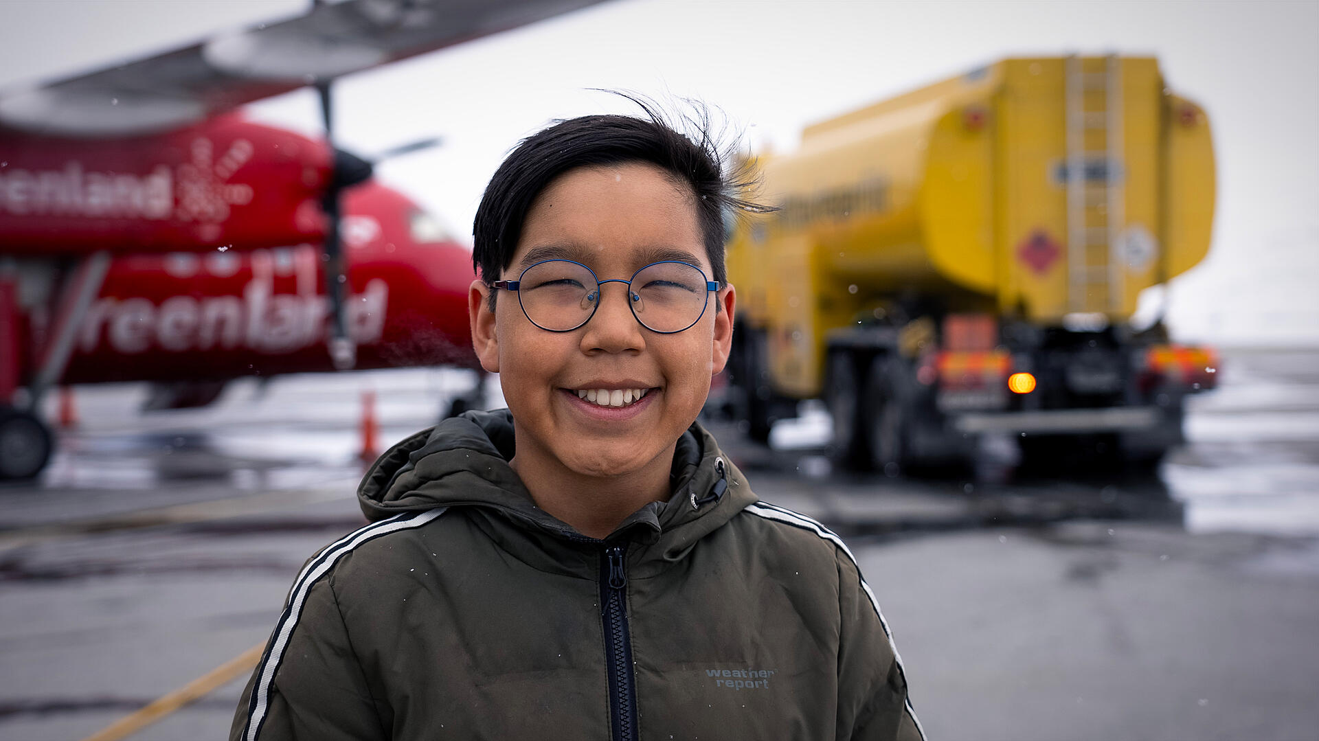 Min klasse i Grønland 7:10 - Flyvetur