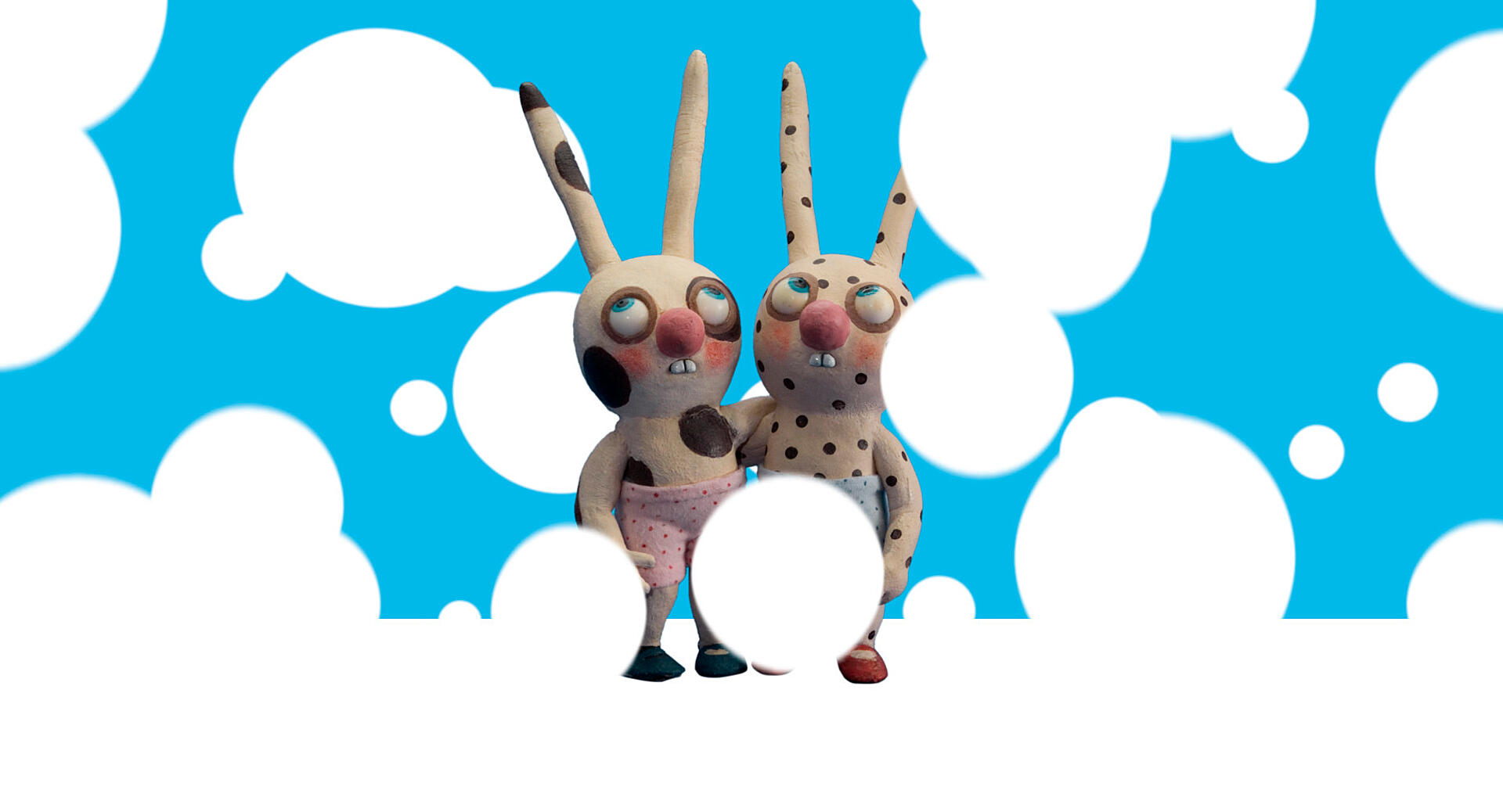 Prik og Plet i sneen