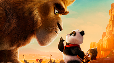 En panda i Afrika