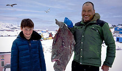 Min klasse i Grønland 5:10 - Fisketur