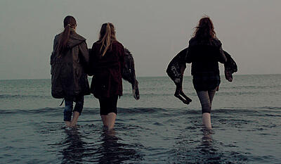 The girl and the Dogs