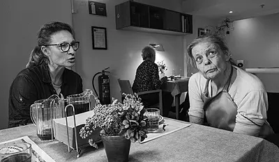 Plejehjemmet ser syner