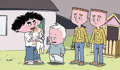 Vitello napper en kat