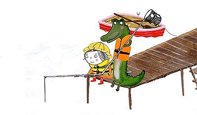 Rita & Krokodille - Fisketuren