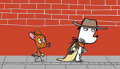 Hunden Ib - Ib tager sin lasso