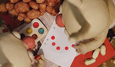 Prik og Plet med tryk på