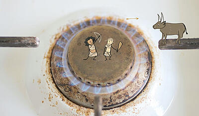 1 minut natur - vi laver bål