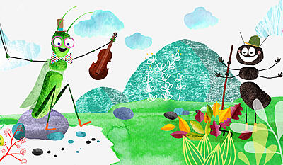 Myren og græshoppen