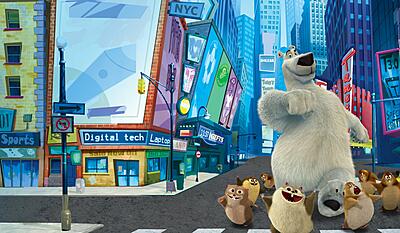 En isbjørn i New York