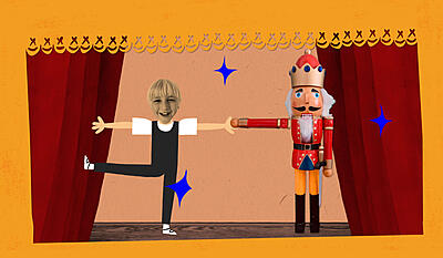 Alfred danser ballet - Min første forestilling