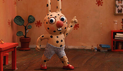 Prik og Plet danser disco