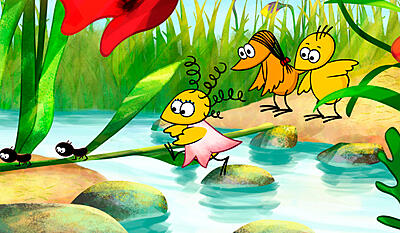 Pipungerne - turen til åen