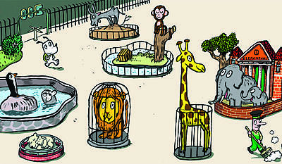 Hunden Ib - Ib fodrer myrerne