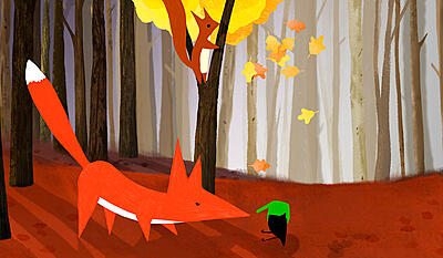 Den lille fugl og egernet