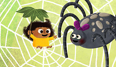 Lille Tut episode 17 - Edderkoppen