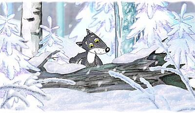 Den lille grå ulv - vinter