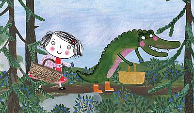 Rita & Krokodille - blåbær