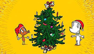 Hunden Ib - Ib holder lillejuleaften