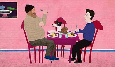 Min lille hund Mester - En ven på besøg