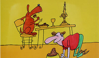 Min onkel og min onkels nye hund