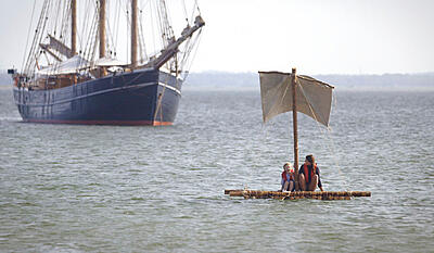 Min mosters historier - tømmerflåden