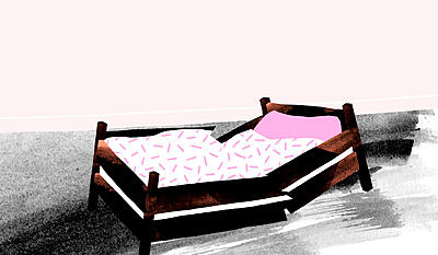 Alma flytter på kandet 3:8 - Min nye seng