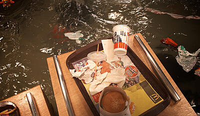Flooded McDonald's