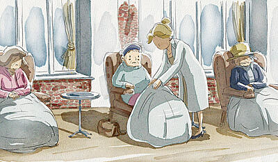 Den gamle mand og mågen