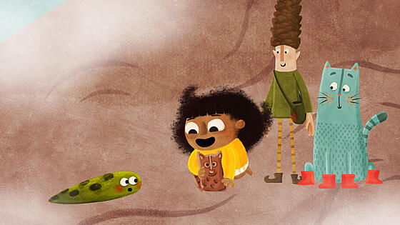 layout image (to proper size of the container)