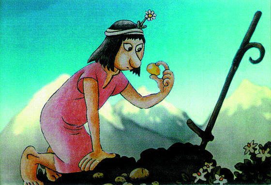 layout image (to proper size of the container)