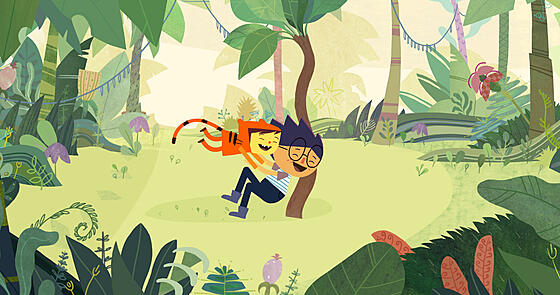 layout image (to proper size of the container)