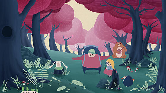 layout image (to proper size of the container)